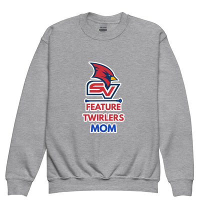 Classic | Youth Sweatshirt | SVSU Feature twirlers | Mom Logo