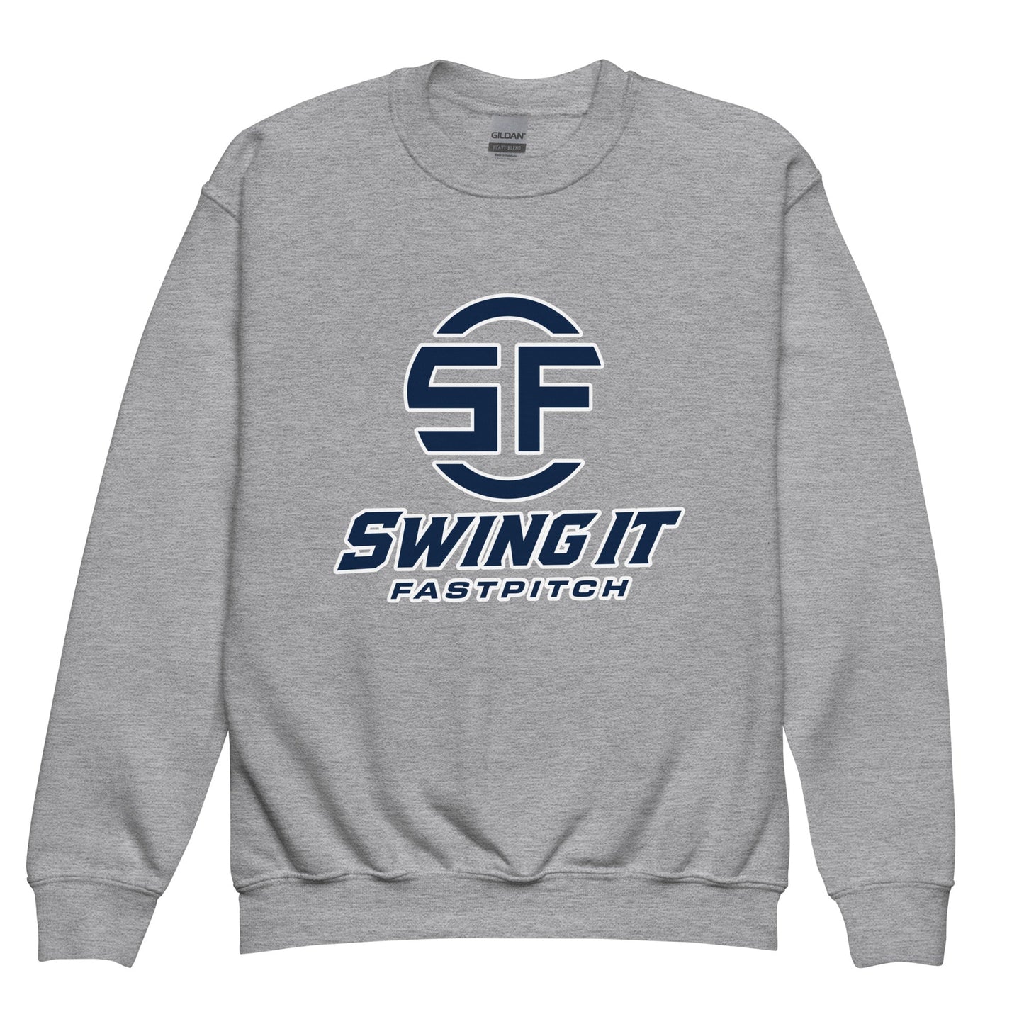 Classic | Youth Sweatshirt | Swing It Fastpitch | Crest Logo