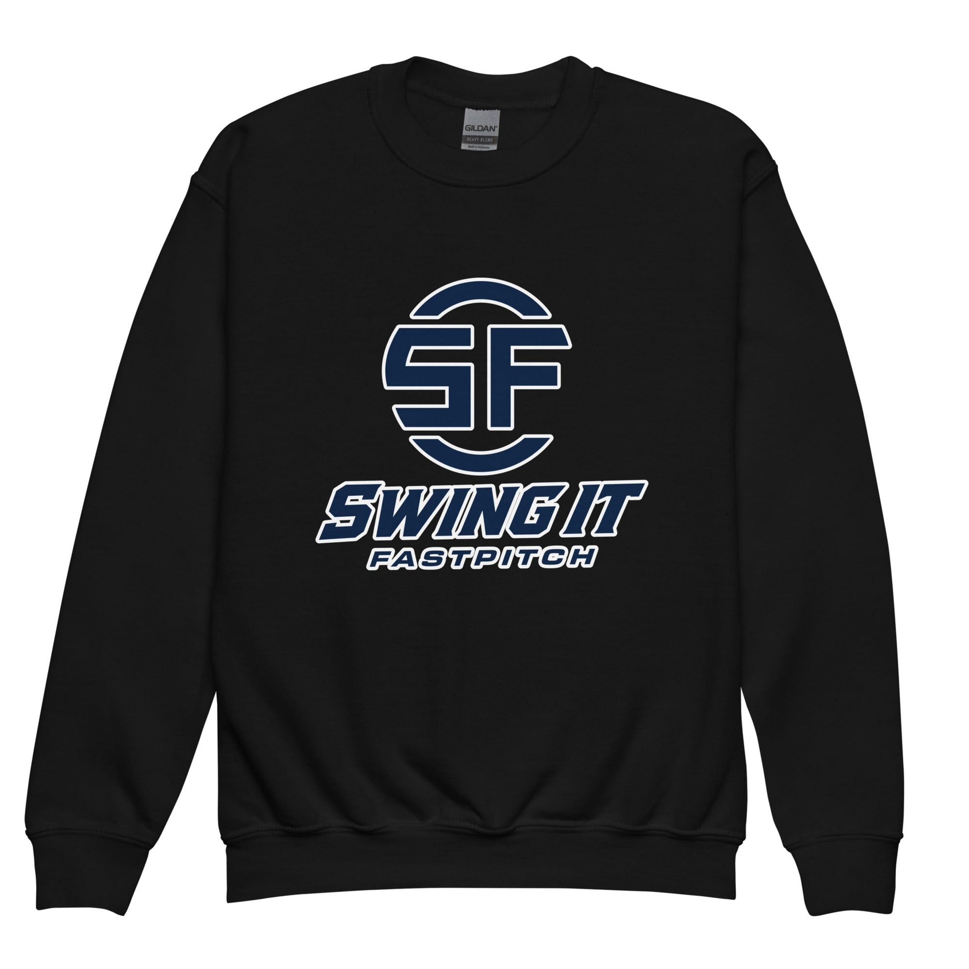 Classic | Youth Sweatshirt | Swing It Fastpitch | Crest Logo