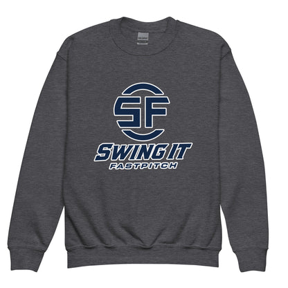 Classic | Youth Sweatshirt | Swing It Fastpitch | Crest Logo