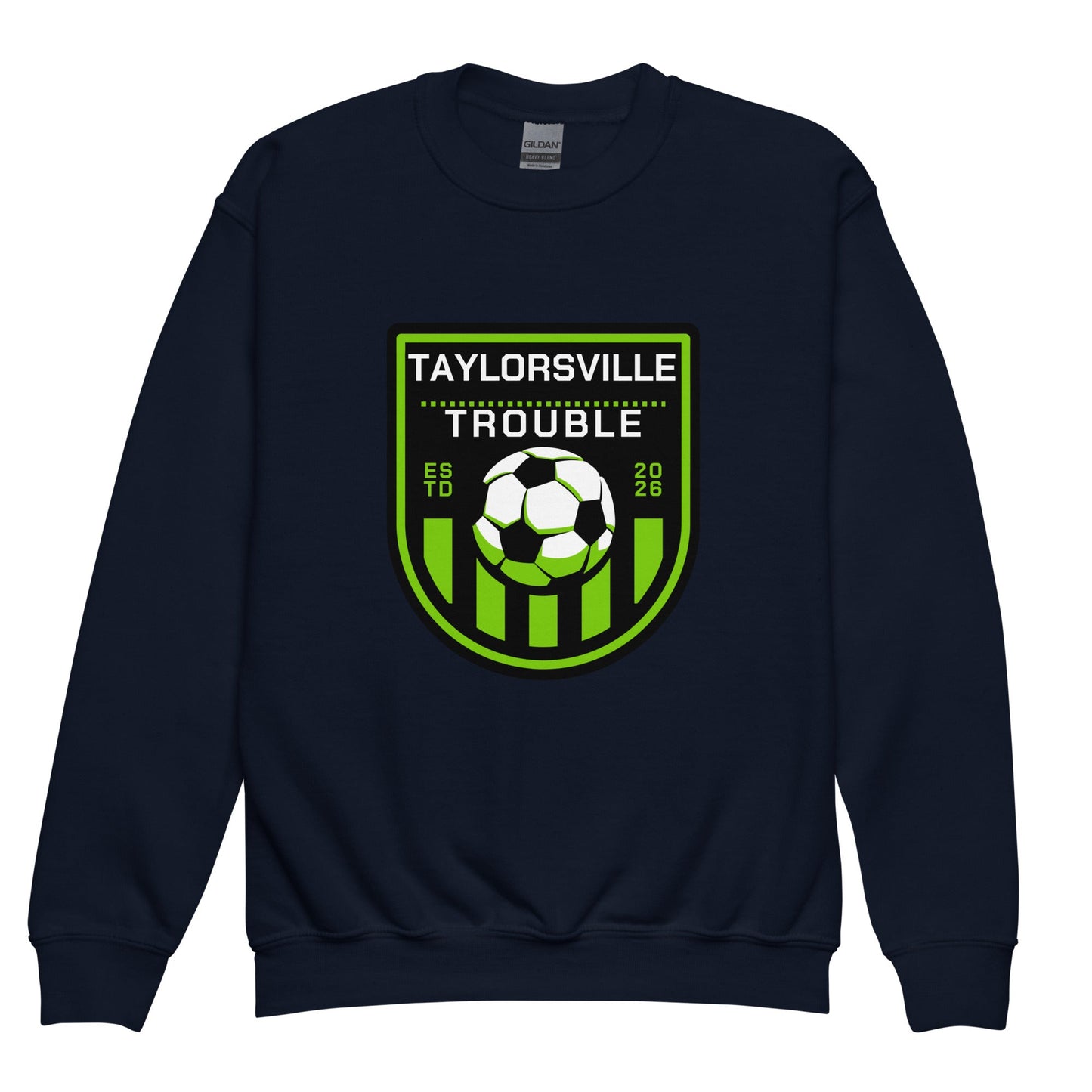 Classic | Youth Sweatshirt | Taylorsville Trouble | Shield Logo