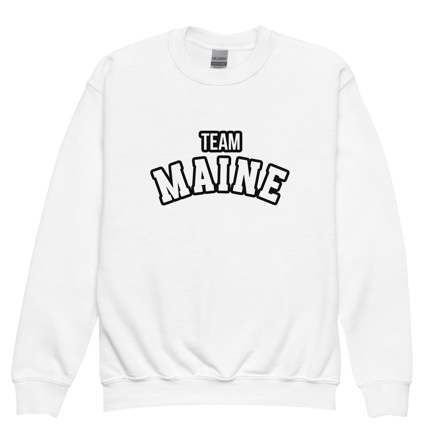 Classic | Youth Sweatshirt | Team Maine | Arch Mark Logo
