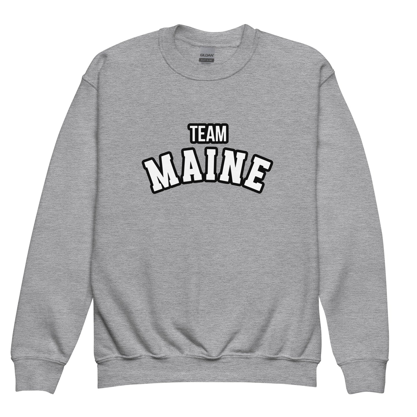 Classic | Youth Sweatshirt | Team Maine | Arch Mark Logo
