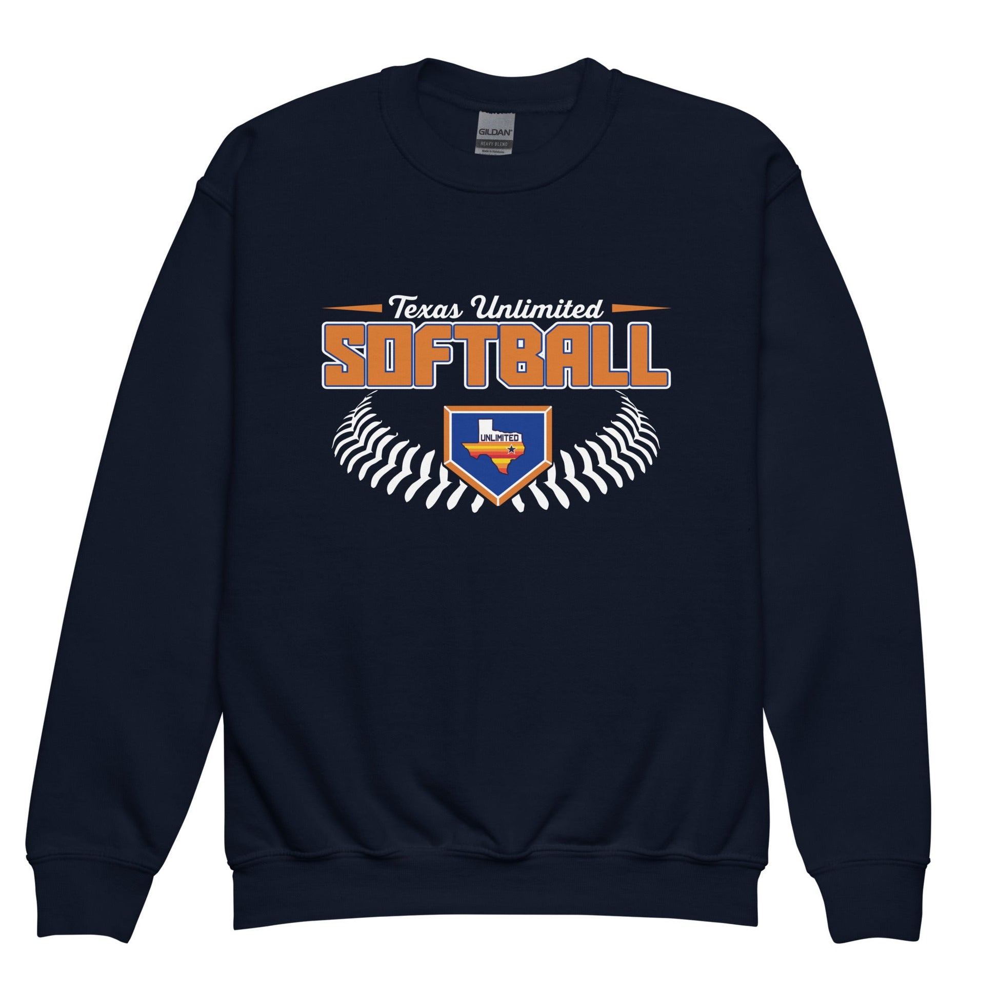 Classic | Youth Sweatshirt | Texas Unlimited | Softball Logo