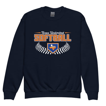 Classic | Youth Sweatshirt | Texas Unlimited | Softball Logo