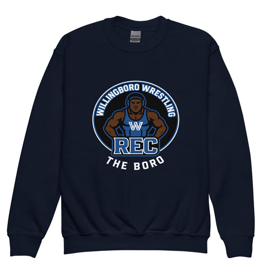 Classic | Youth Sweatshirt | The Boro Brand | Wrestler Logo