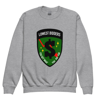 Classic | Youth Sweatshirt | The Lowest Bidders | Emblem Logo