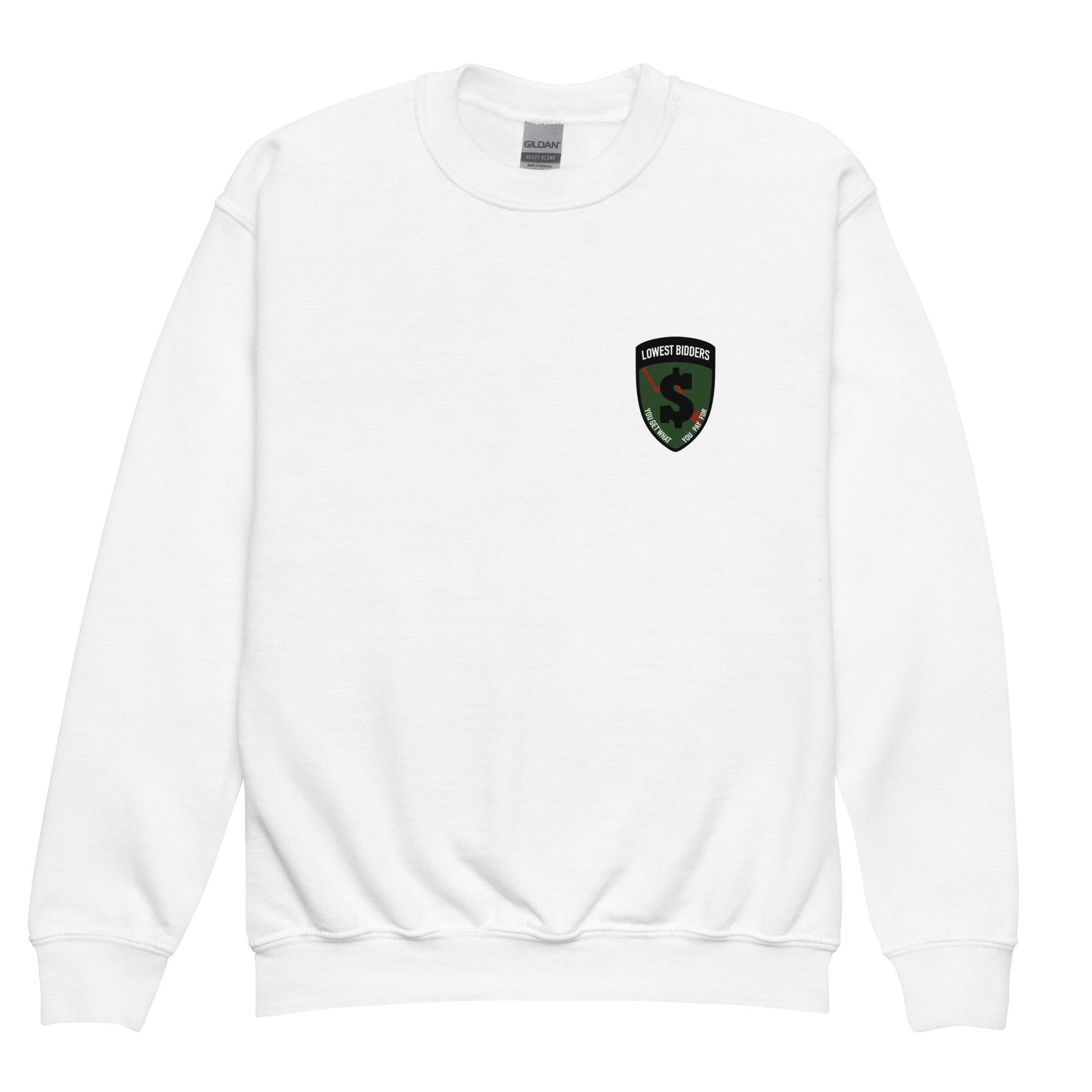 Classic | Youth Sweatshirt | The Lowest Bidders | Shield Logo