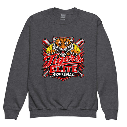 Classic | Youth Sweatshirt | Tigers Elite Softball | Emblem Logo