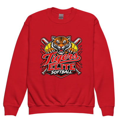 Classic | Youth Sweatshirt | Tigers Elite Softball | Emblem Logo