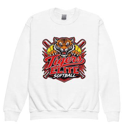 Classic | Youth Sweatshirt | Tigers Elite Softball | Emblem Logo