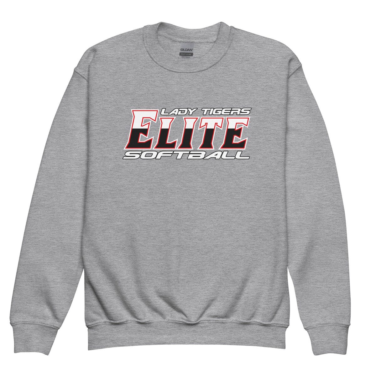 Classic | Youth Sweatshirt | Tigers Elite Softball | Modern Script Logo