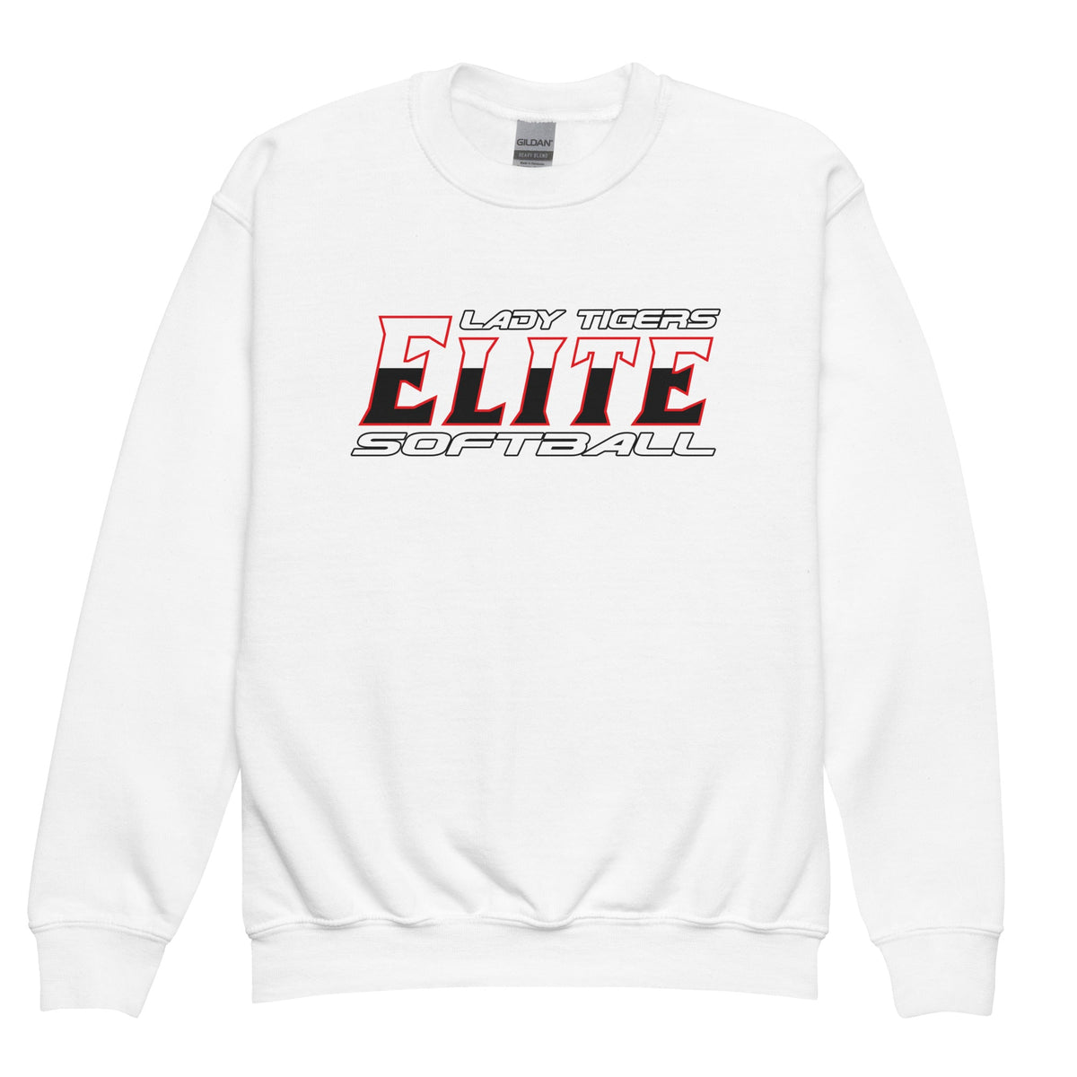 Classic | Youth Sweatshirt | Tigers Elite Softball | Modern Script Logo