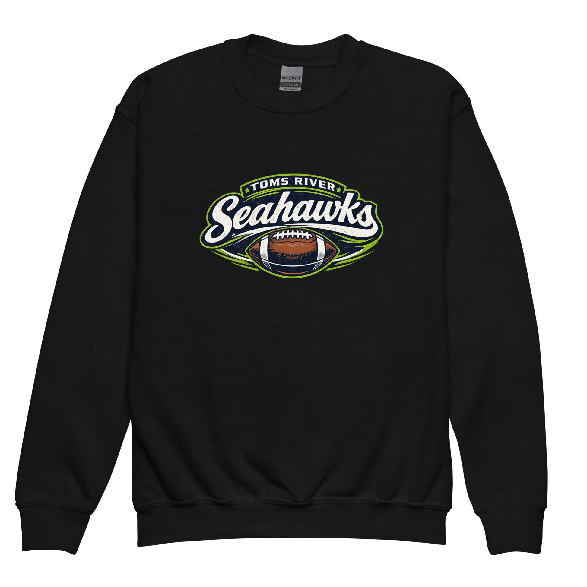 Classic | Youth Sweatshirt | Toms River Seahawks | Football Emblem Logo