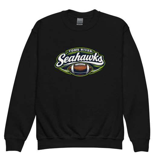 Classic | Youth Sweatshirt | Toms River Seahawks | Football Emblem Logo