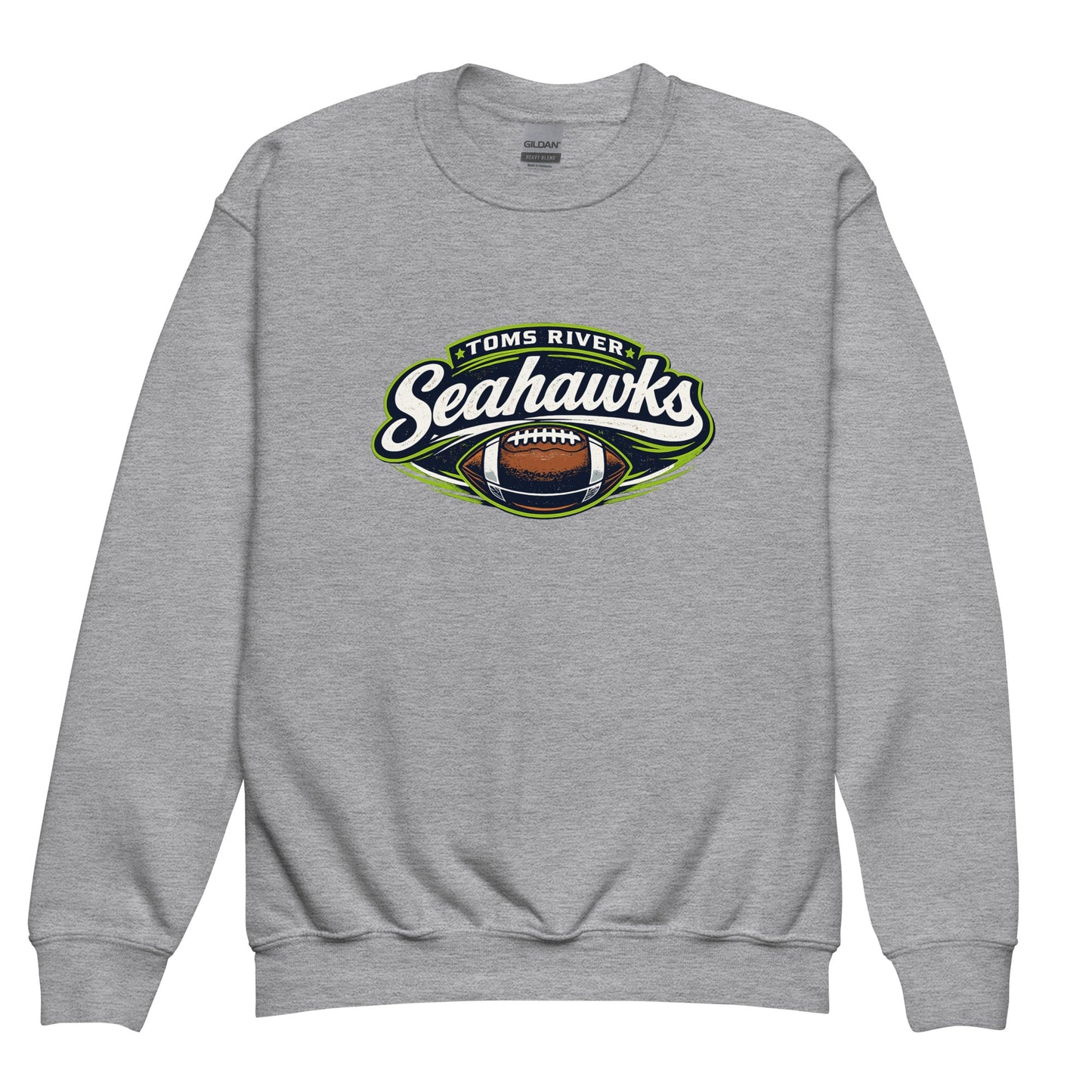 Classic | Youth Sweatshirt | Toms River Seahawks | Football Emblem Logo