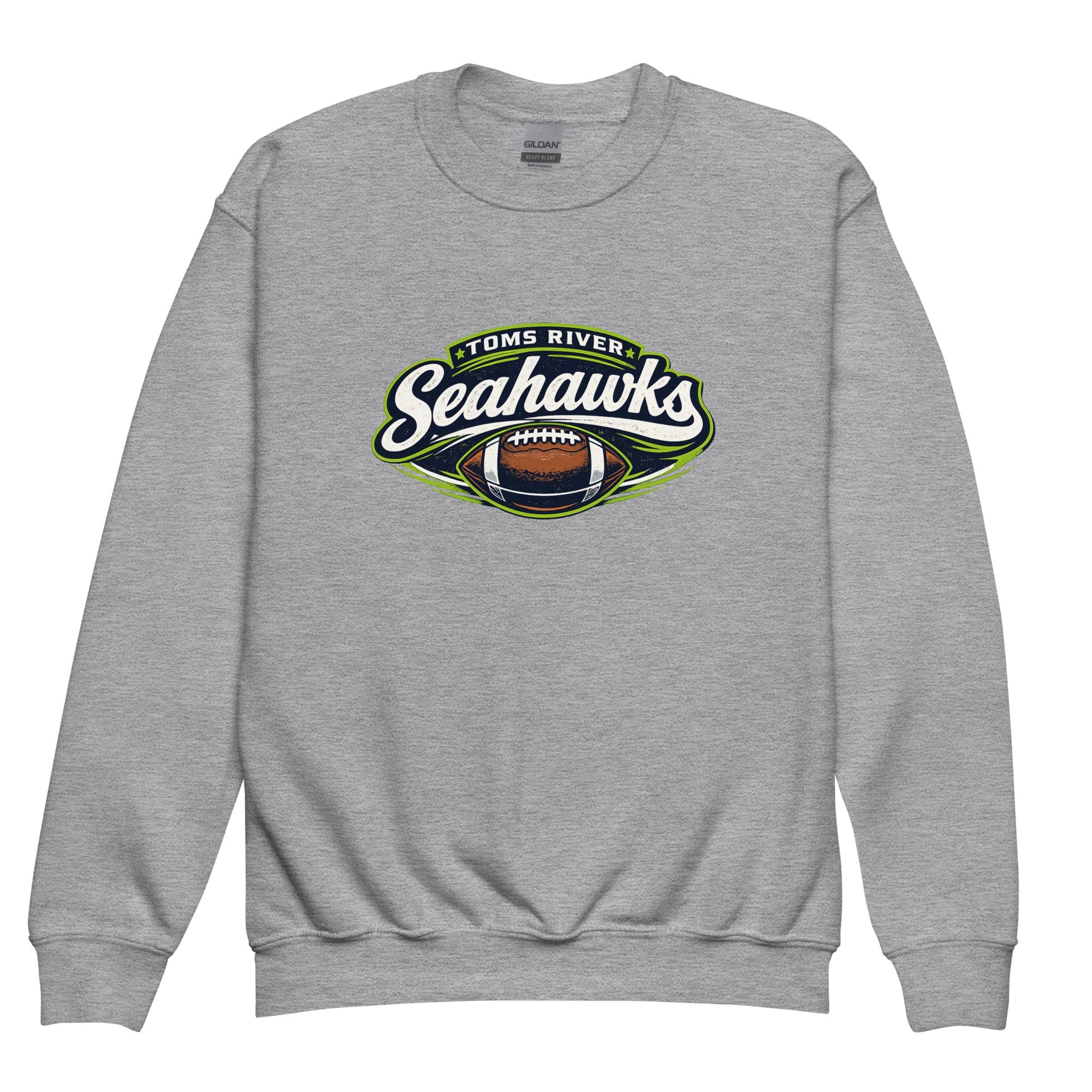 Classic | Youth Sweatshirt | Toms River Seahawks | Football Emblem Logo