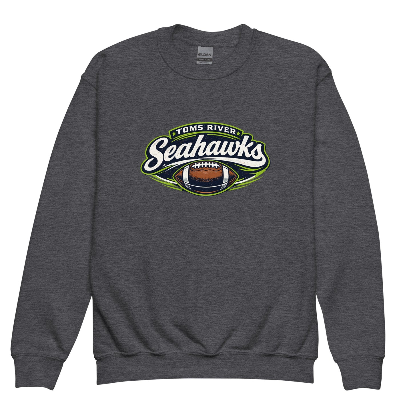 Classic | Youth Sweatshirt | Toms River Seahawks | Football Emblem Logo