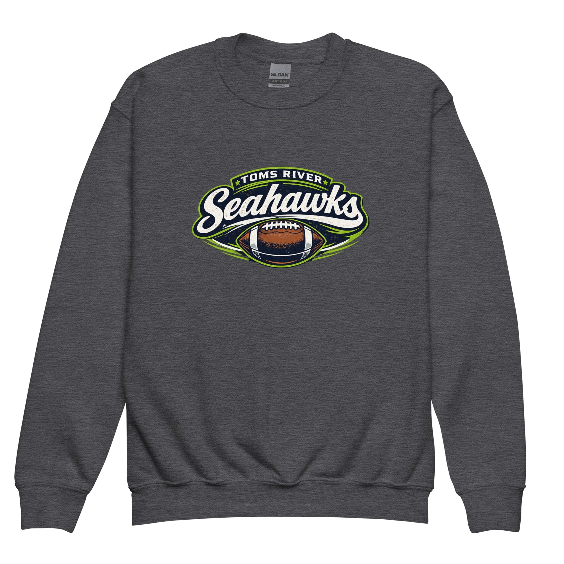 Classic | Youth Sweatshirt | Toms River Seahawks | Football Emblem Logo