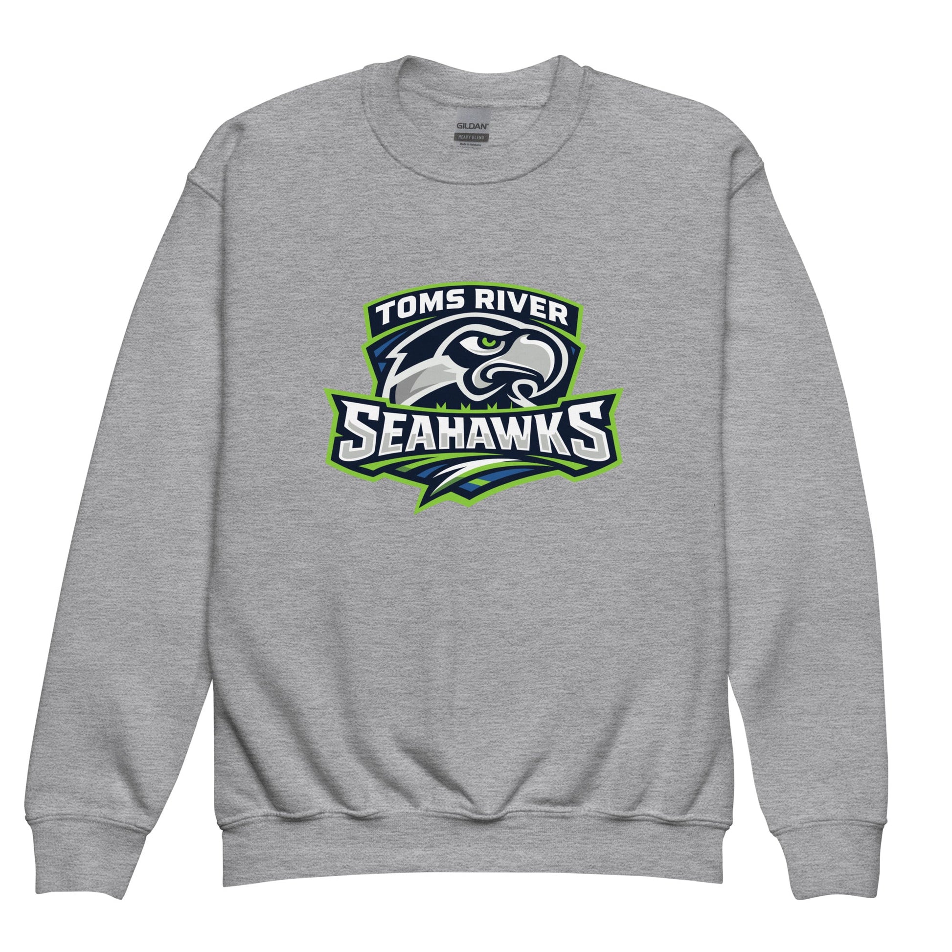Classic | Youth Sweatshirt | Toms River Seahawks | Mascot Script Logo