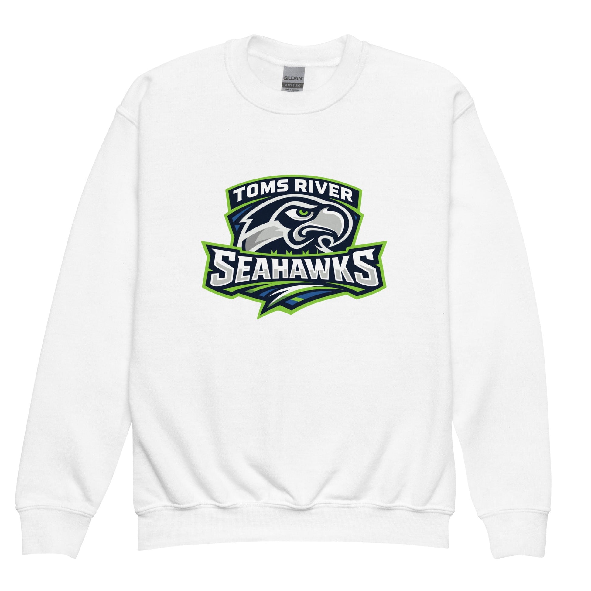 Classic | Youth Sweatshirt | Toms River Seahawks | Mascot Script Logo