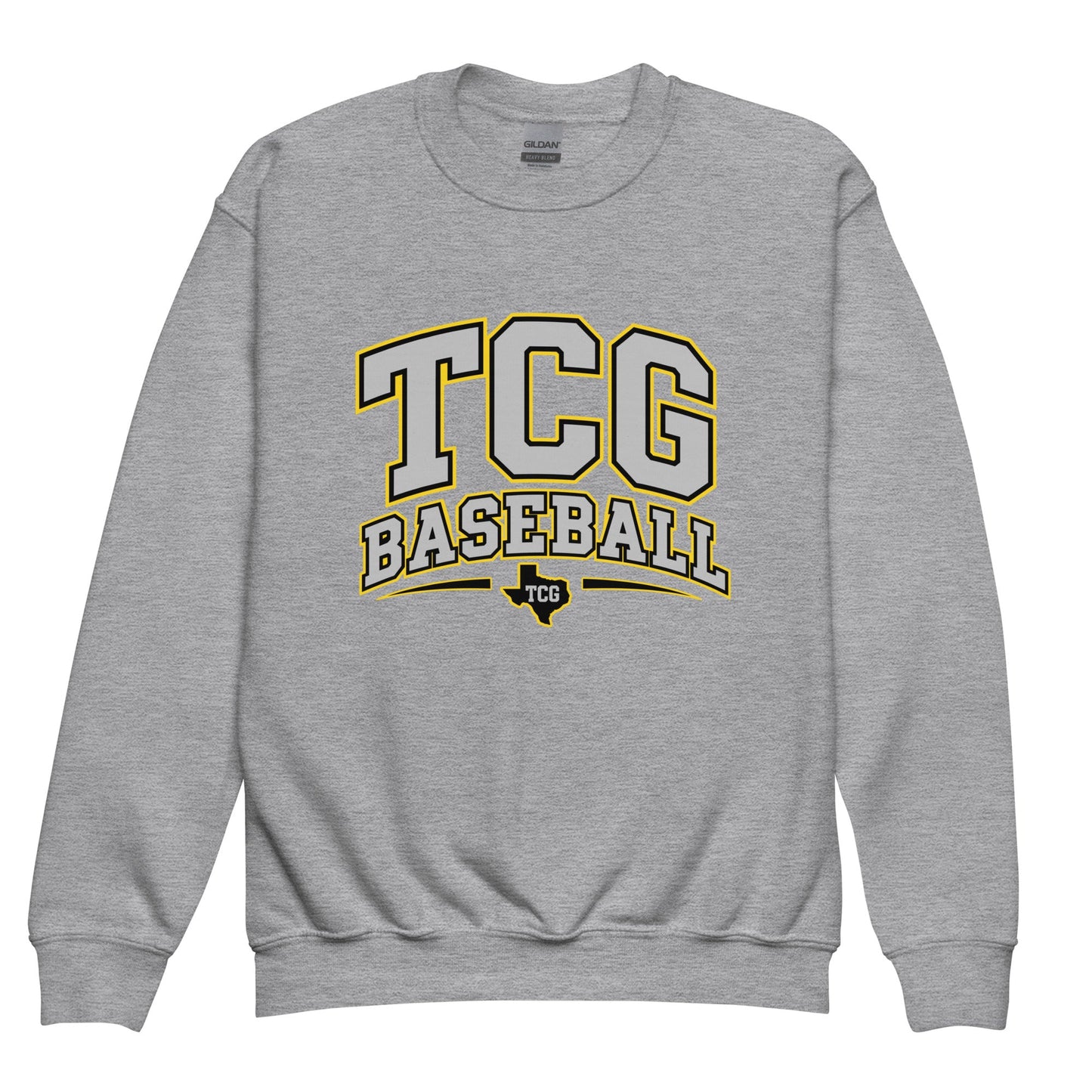 Classic | Youth Sweatshirt | Tri-County Ghosts | TCG Crest Logo