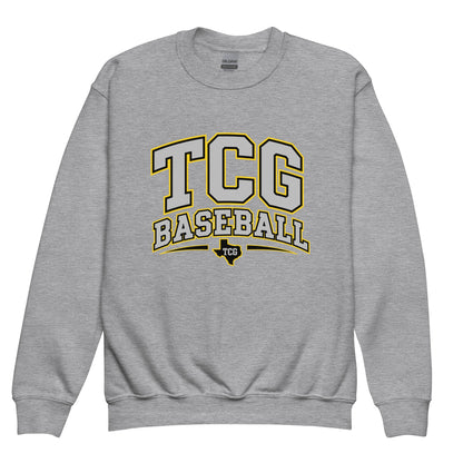 Classic | Youth Sweatshirt | Tri-County Ghosts | TCG Crest Logo