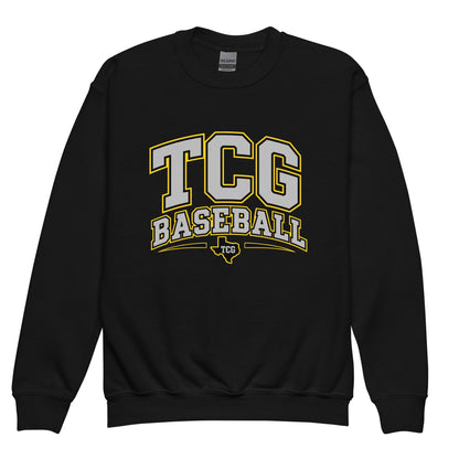 Classic | Youth Sweatshirt | Tri-County Ghosts | TCG Crest Logo