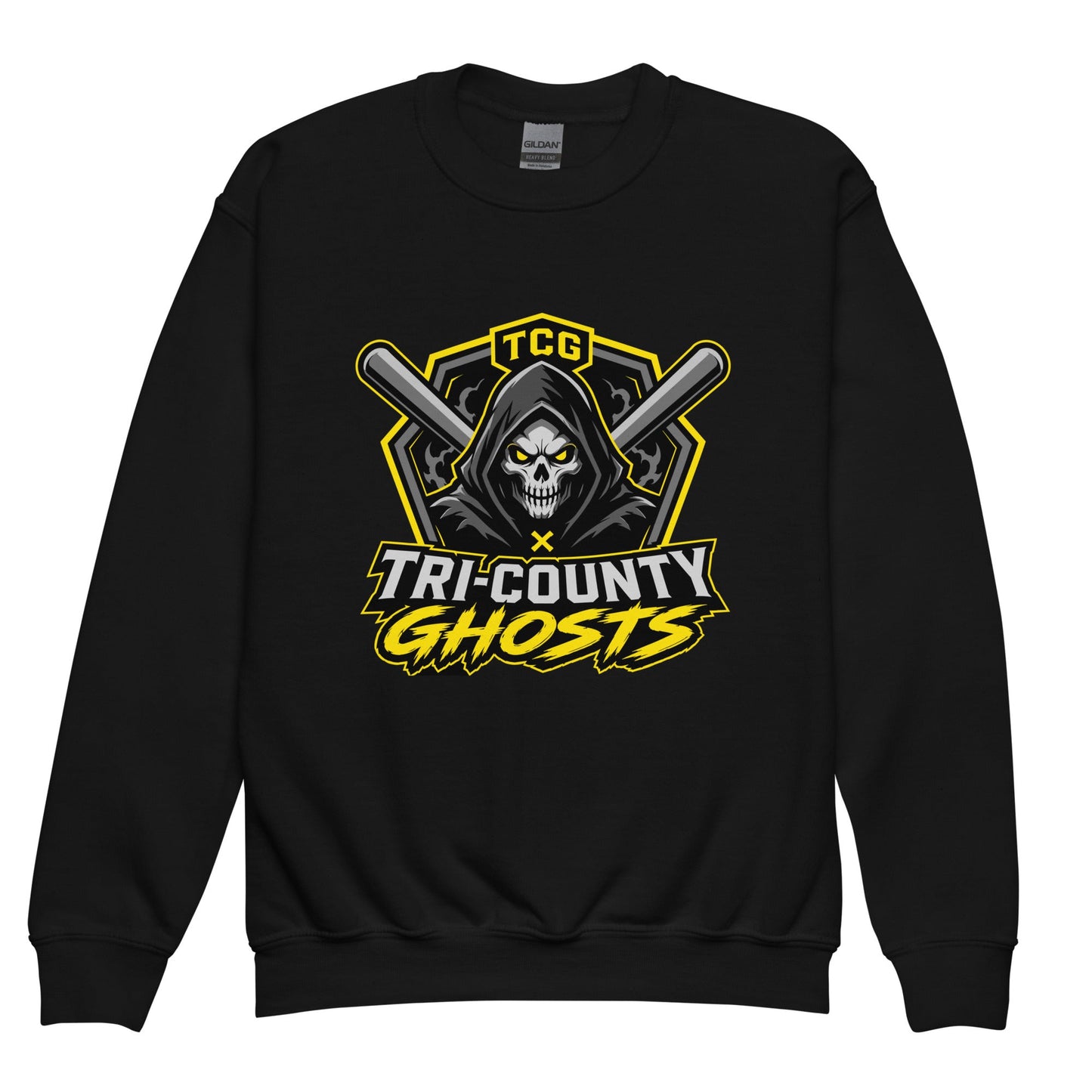 Classic | Youth Sweatshirt | Tri-County Ghosts | Vanguard Ghosts Logo