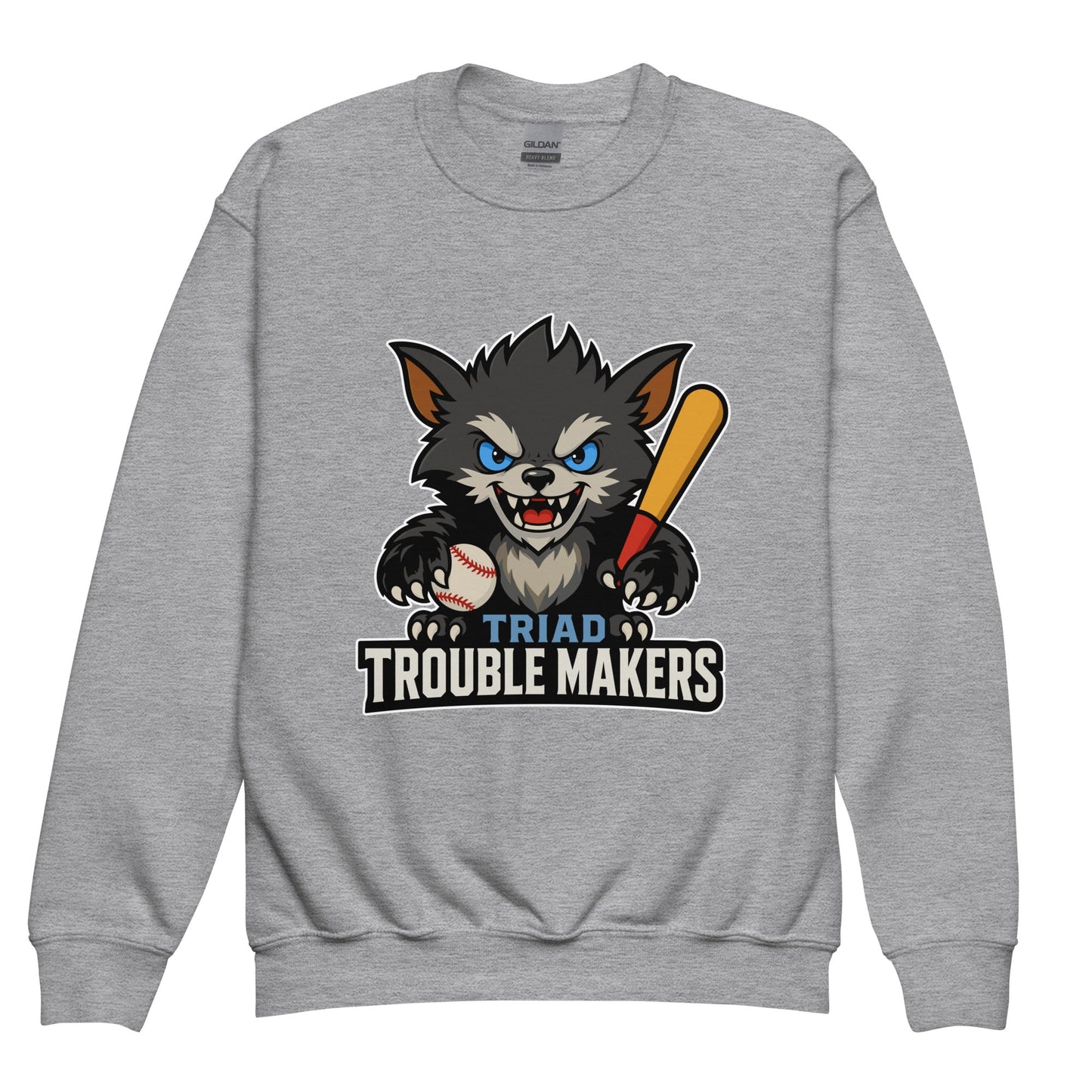 Classic | Youth Sweatshirt | Triad Troublemakers | Mascot Logo