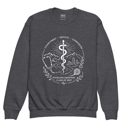Classic | Youth Sweatshirt | Trine PA program | Crest Logo