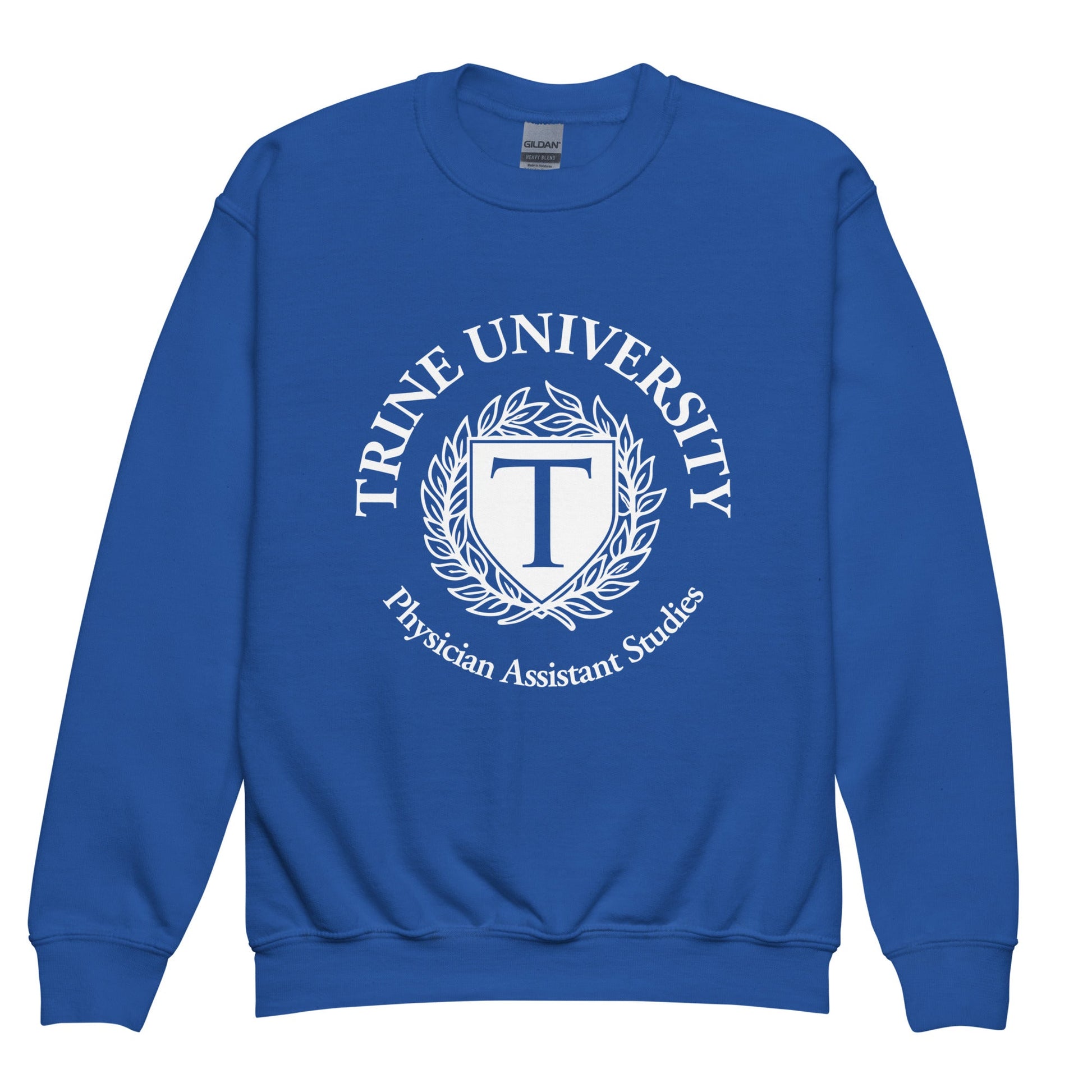 Classic | Youth Sweatshirt | Trine PA program | Emblem Logo