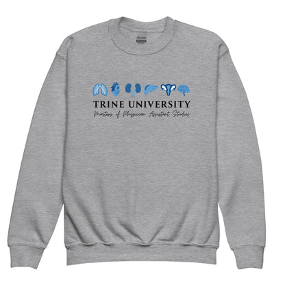 Classic | Youth Sweatshirt | Trine PA program | Modern Script Logo