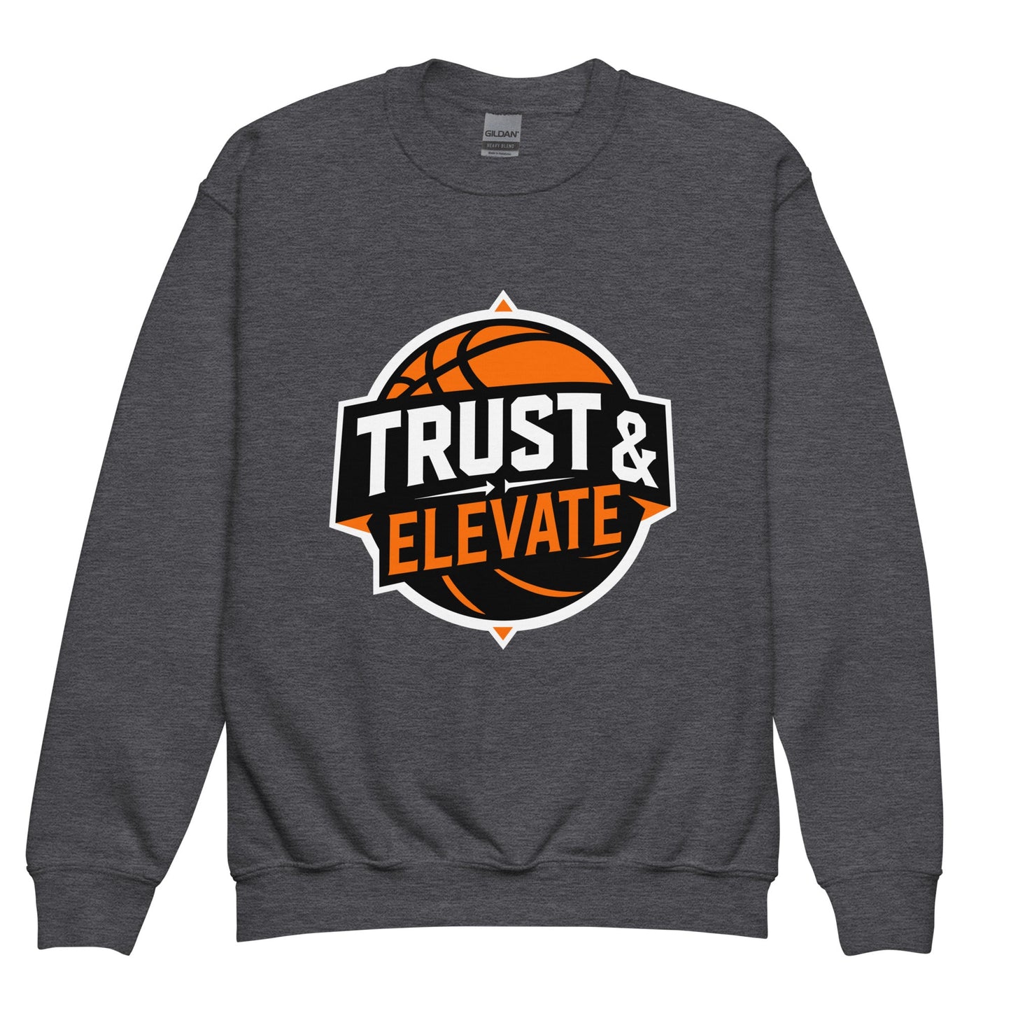 Classic | Youth Sweatshirt | Trust & Elevate | Athletic Logo
