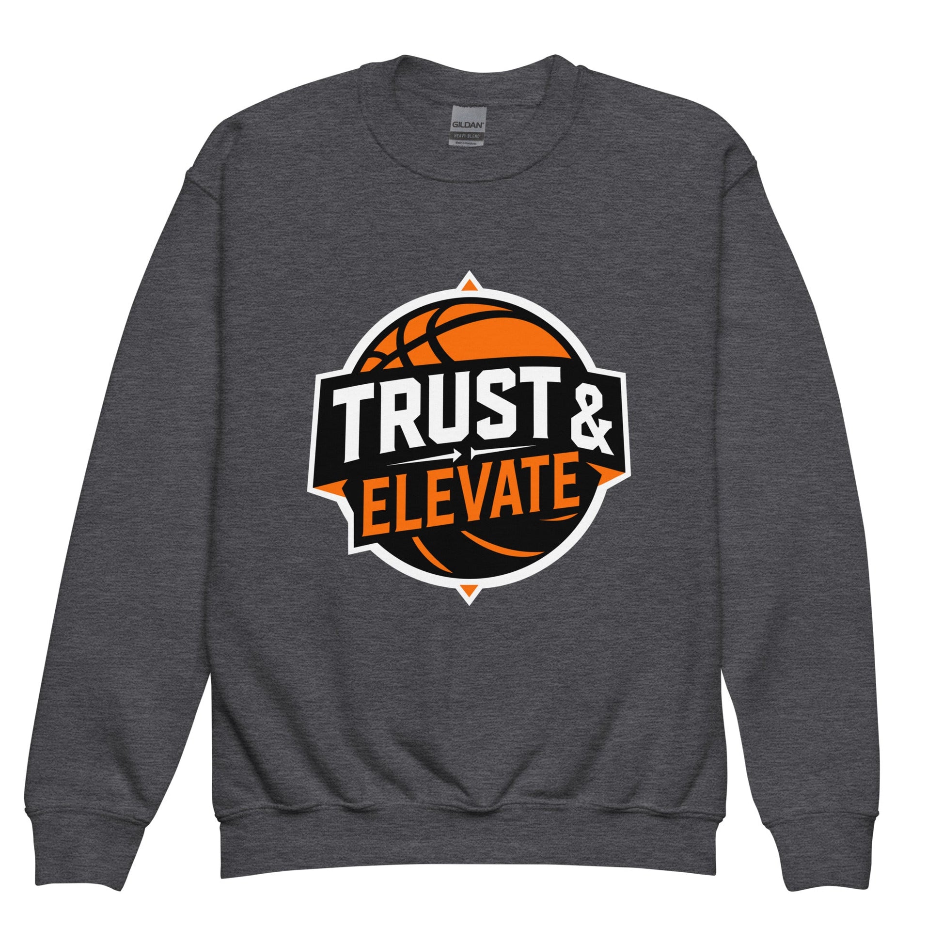 Classic | Youth Sweatshirt | Trust & Elevate | Athletic Logo