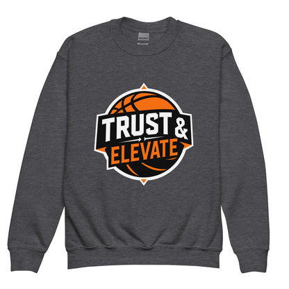 Classic | Youth Sweatshirt | Trust & Elevate | Athletic Logo