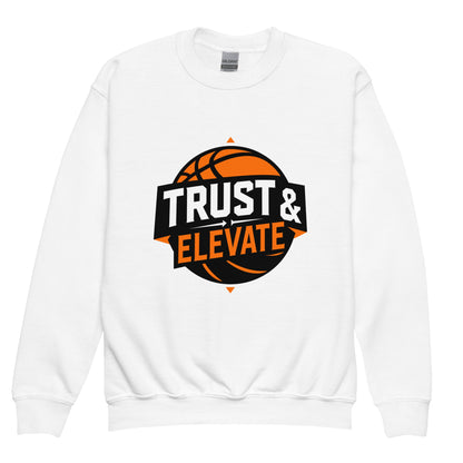 Classic | Youth Sweatshirt | Trust & Elevate | Athletic Logo