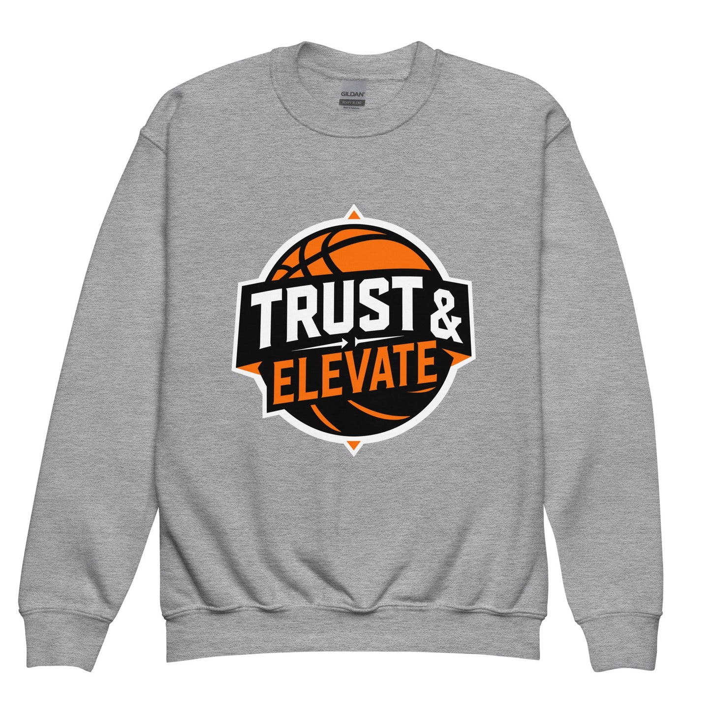 Classic | Youth Sweatshirt | Trust & Elevate | Athletic Logo
