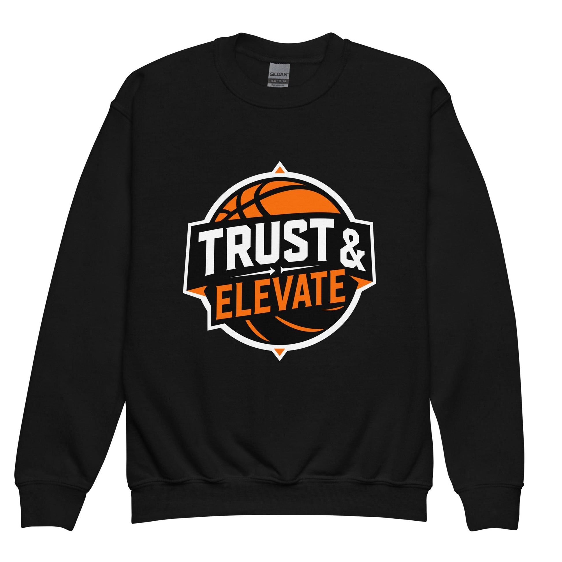 Classic | Youth Sweatshirt | Trust & Elevate | Athletic Logo