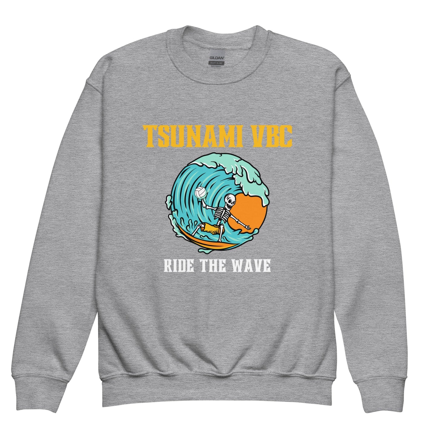 Classic | Youth Sweatshirt | Tsunami Volleyball Club | Surf Wave VBC Logo