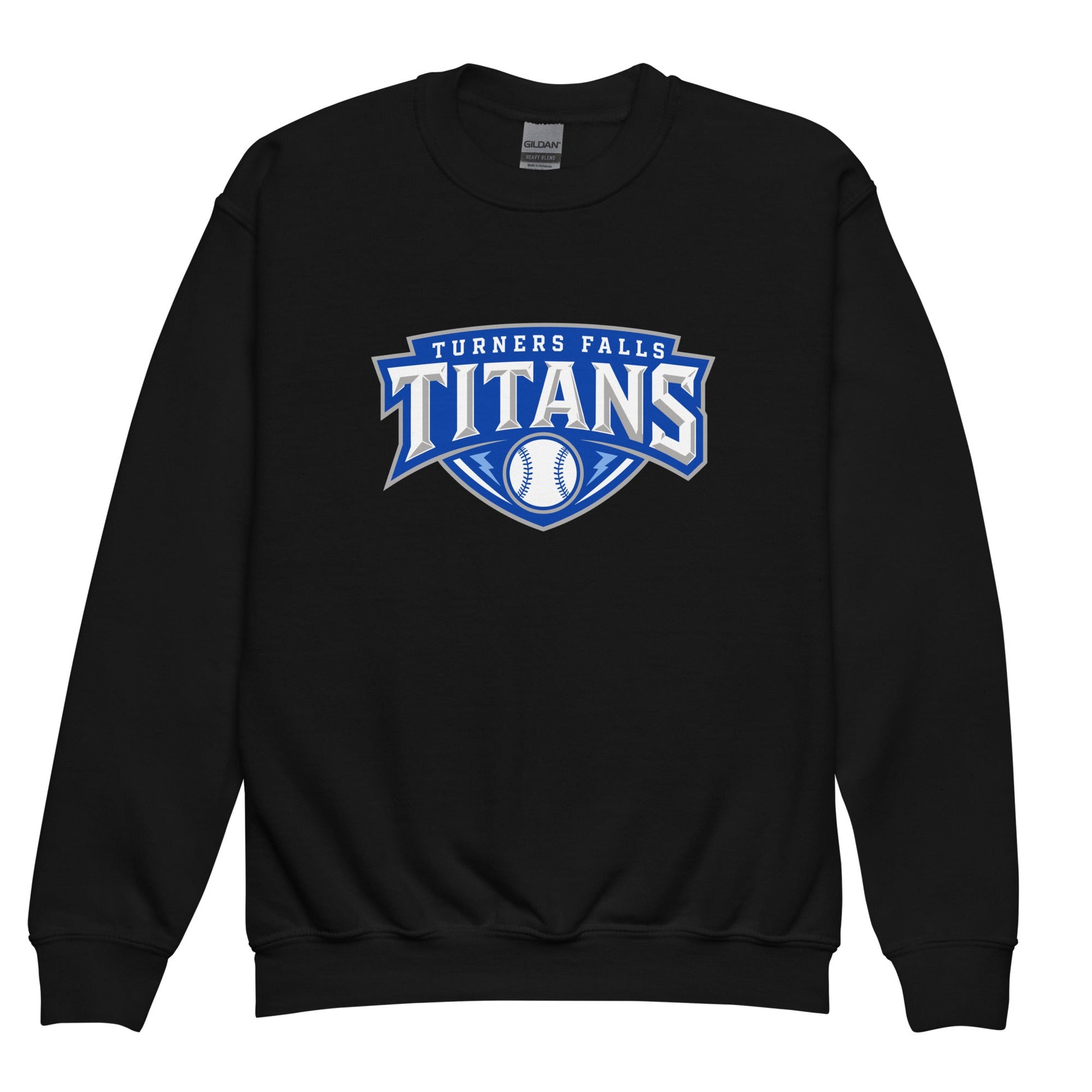 Classic | Youth Sweatshirt | Turners Falls Titans | Titan Crest Logo