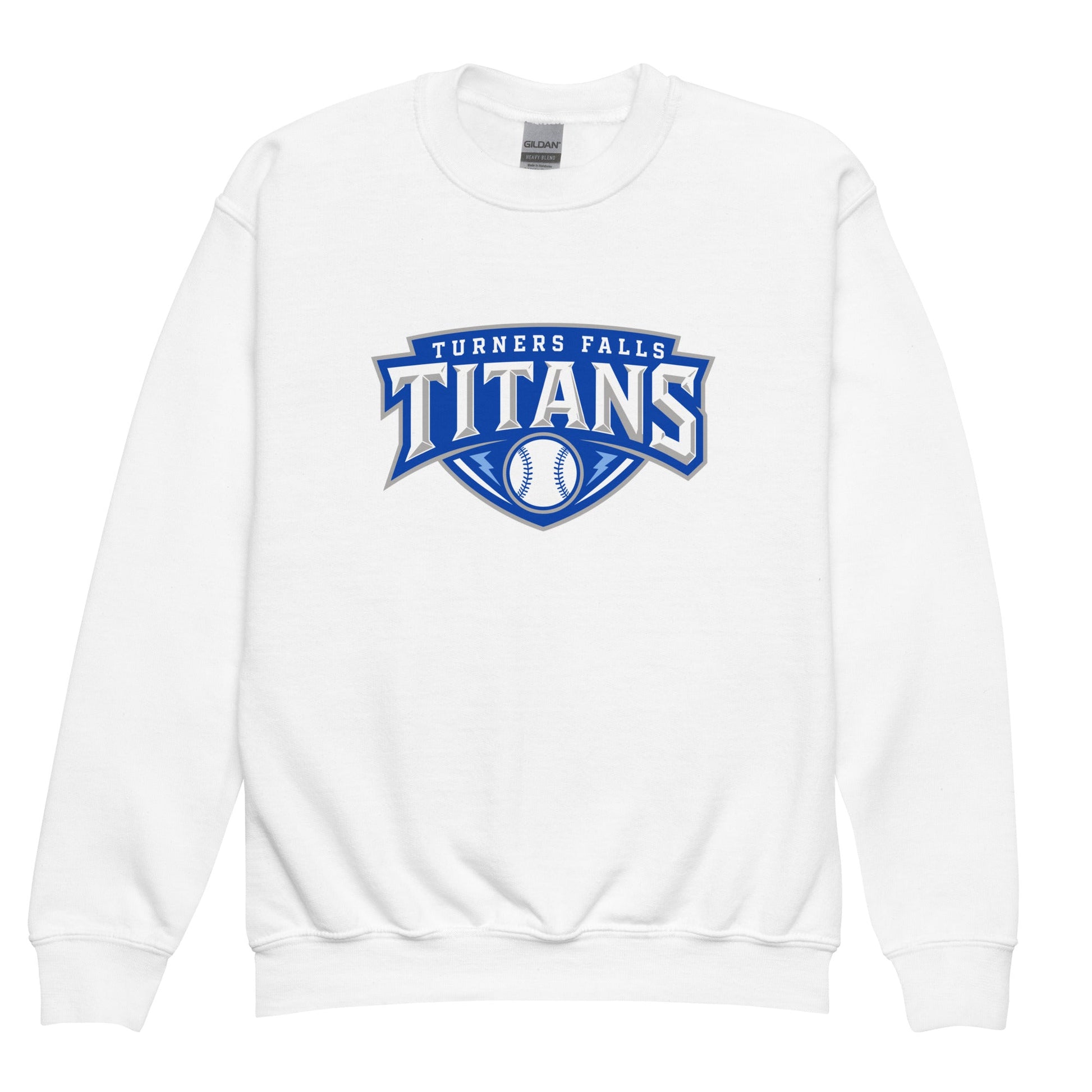 Classic | Youth Sweatshirt | Turners Falls Titans | Titan Crest Logo