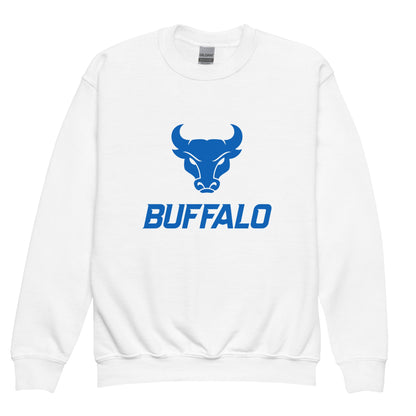 Classic | Youth Sweatshirt | UB Womens Club Basketball | Vanguard Buffalo Crest Logo