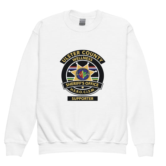 Classic | Youth Sweatshirt | Ulster County Sheriff's Office Wellness Division | Badge Logo