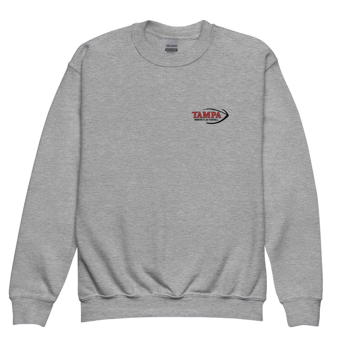 Classic | Youth Sweatshirt | University of Tampa Women's Flag Football | Alt Logo