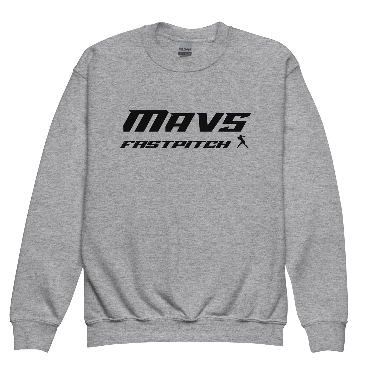 Classic | Youth Sweatshirt | Upper Makefield Mavs Fastpitch | Fastpitch Logo