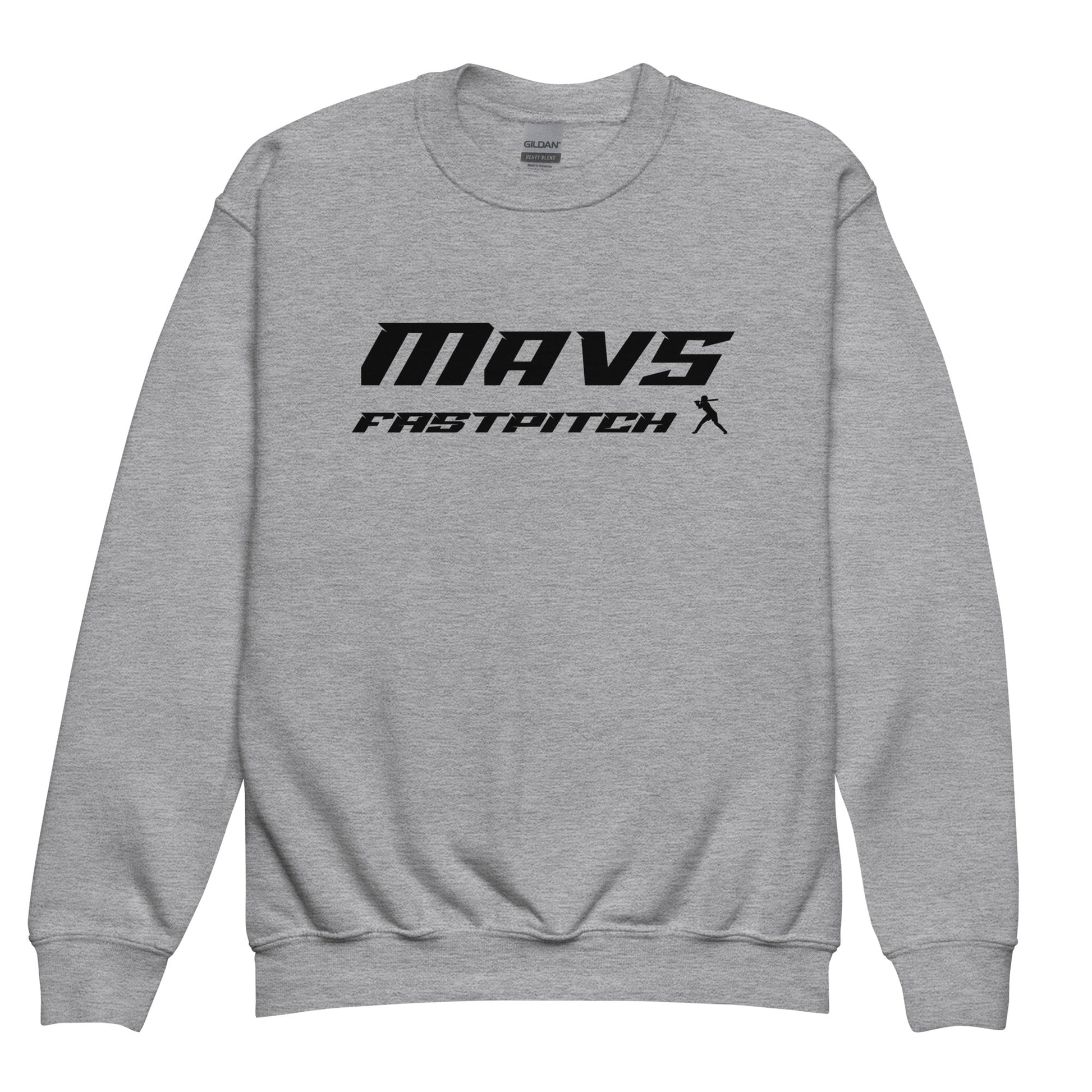 Classic | Youth Sweatshirt | Upper Makefield Mavs Fastpitch | Fastpitch Logo