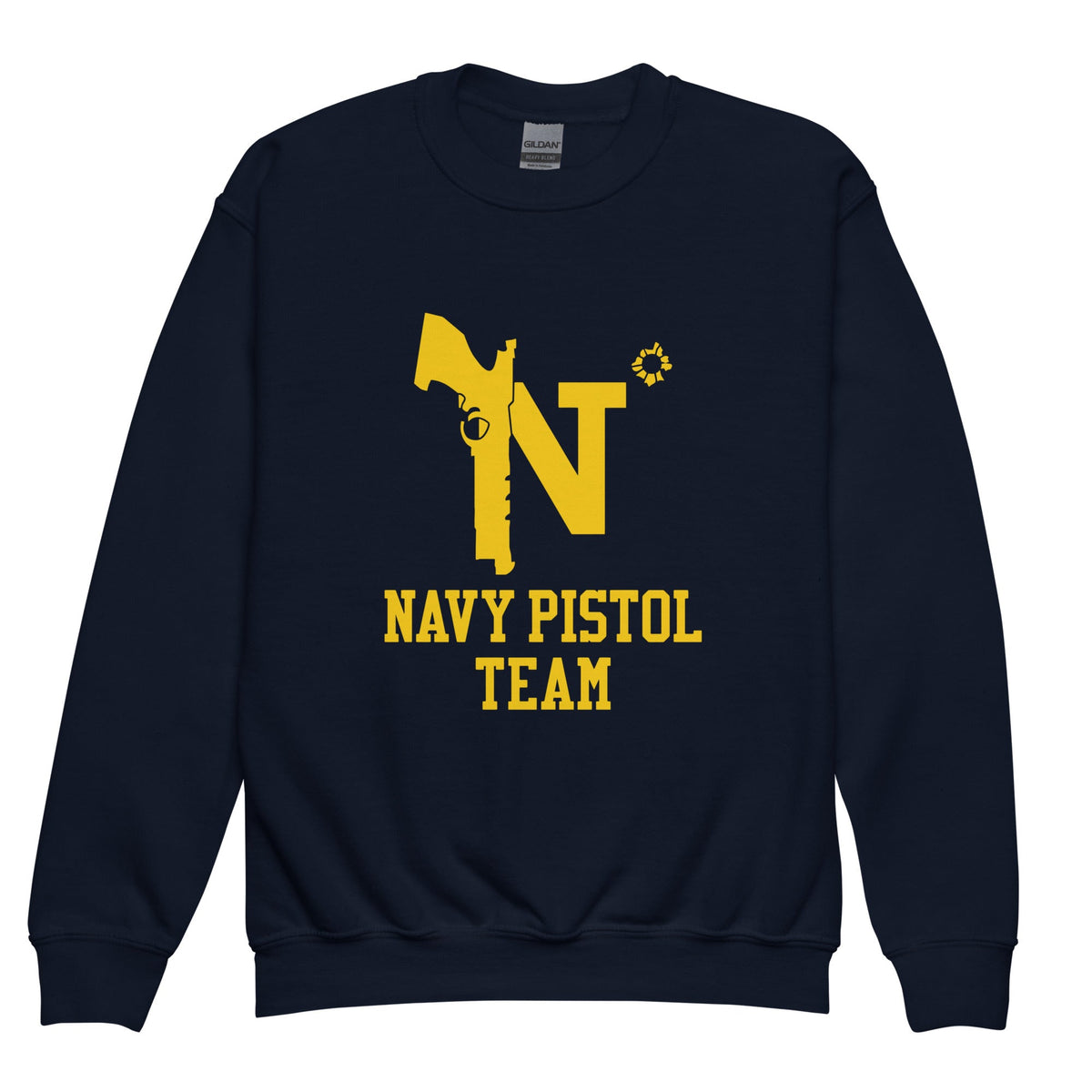 Classic | Youth Sweatshirt | USNA Pistol Team | Crest Logo