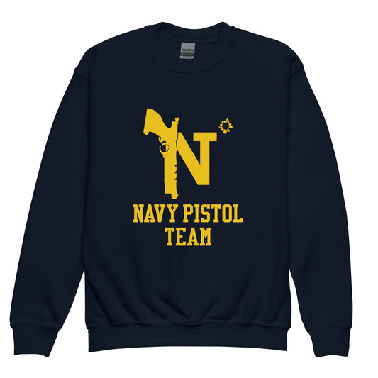 Classic | Youth Sweatshirt | USNA Pistol Team | Crest Logo
