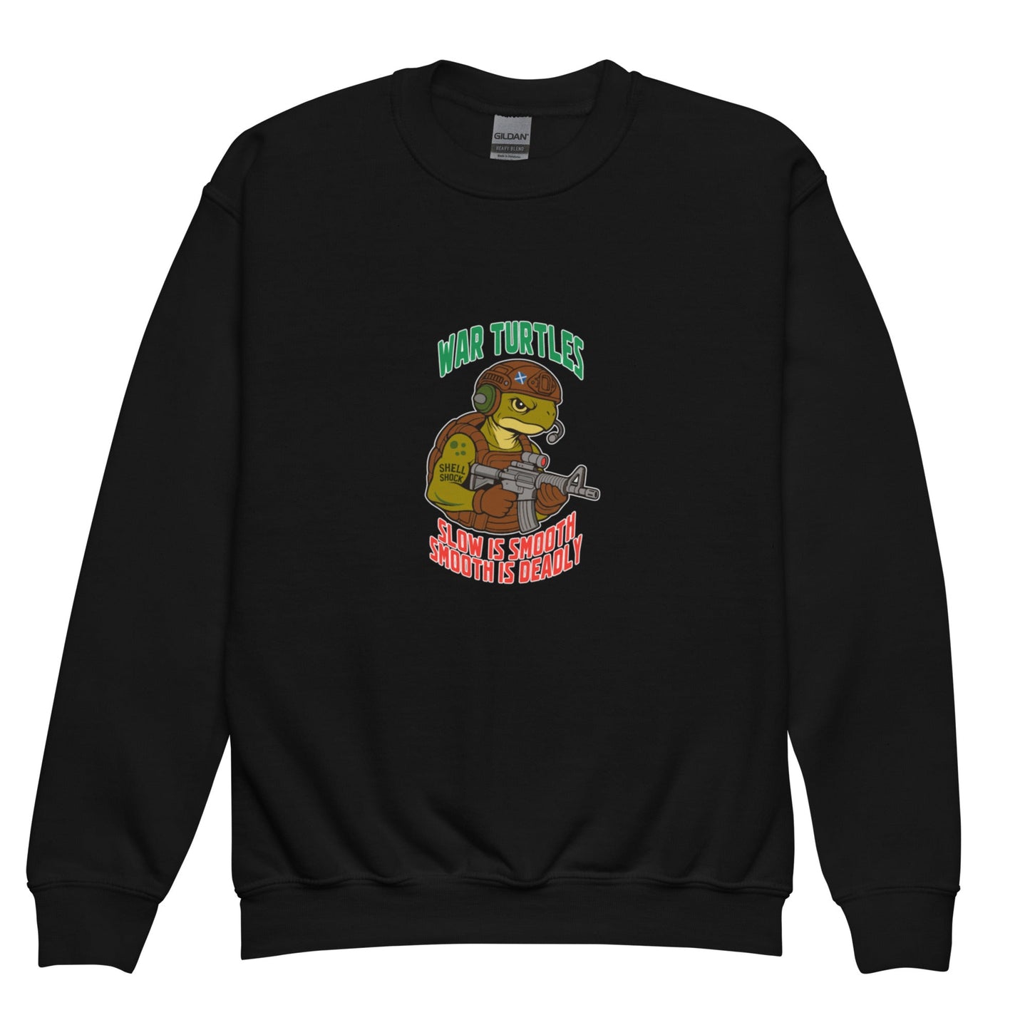 Classic | Youth Sweatshirt | War Turtles | Mascot Logo